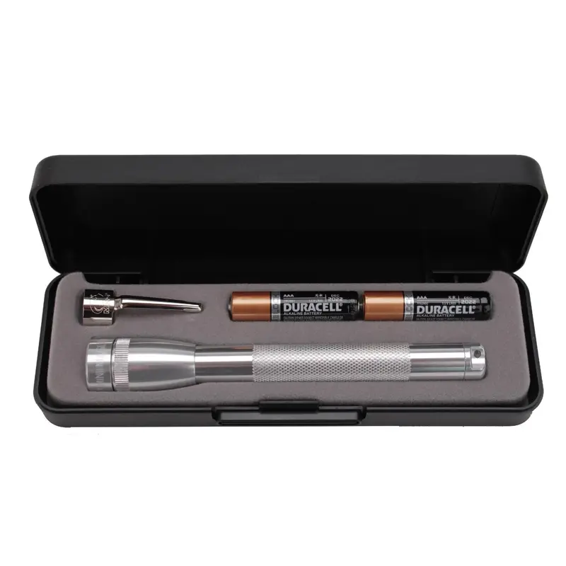 Mini Maglite Led Flashlight – 2Xaa Battery, Silver Finish 1