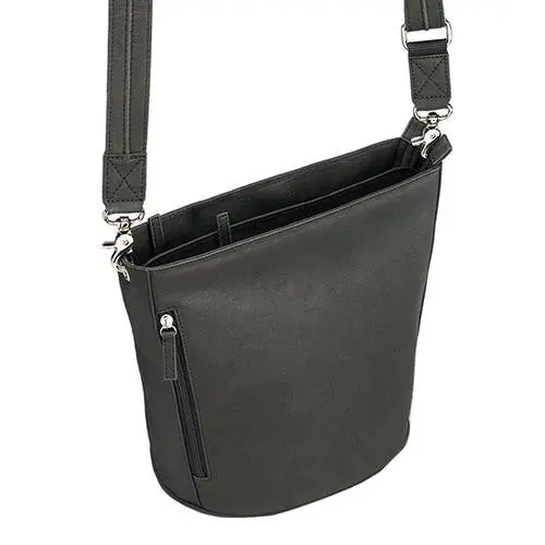 Minimalist Bucket Tote – Versatile Black Carryall 1
