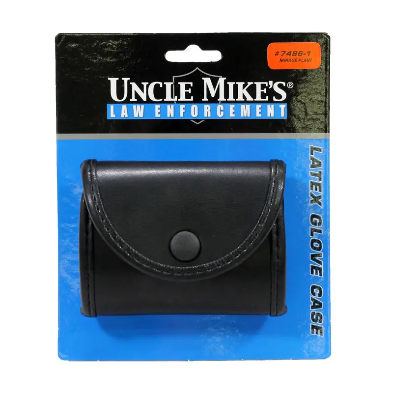 Mirage Double-Layer Latex Glove Pouch – Matte Black Design 1