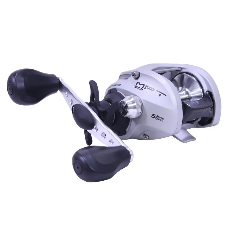 Monster 300 Baitcasting Reel — 7.1:1 Gear Ratio, 28-Inch Retrieve, 25-Lb Max Drag, Five Bearings, Left-Hand 1
