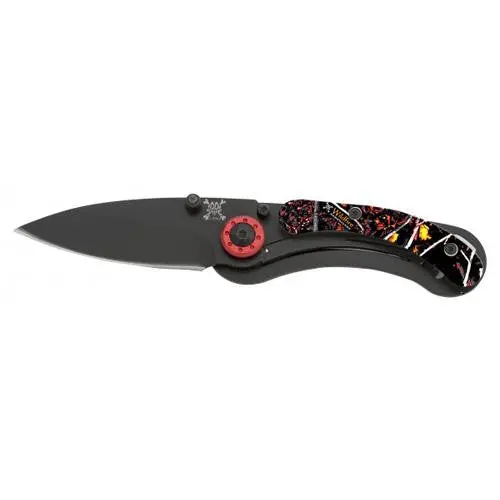Moonshine Wildfire Folder – Body Lock Mechanism, Sleek Fire-Themed Design 1