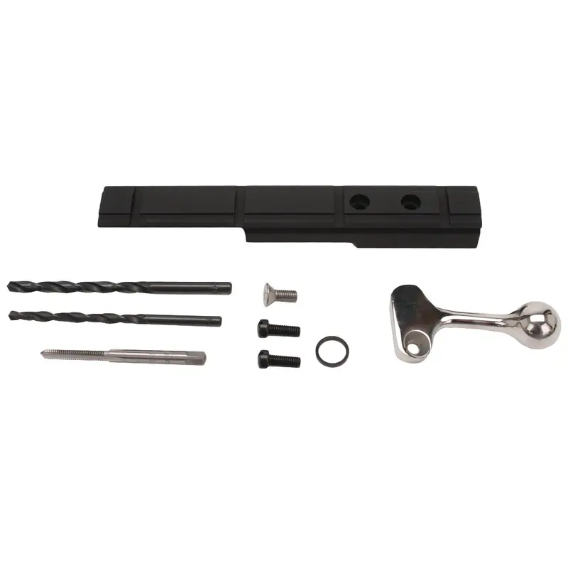 Mosin Nagant Scope Mount Kit – Includes Bolt Handle Adapter, Matte Black Coating 1
