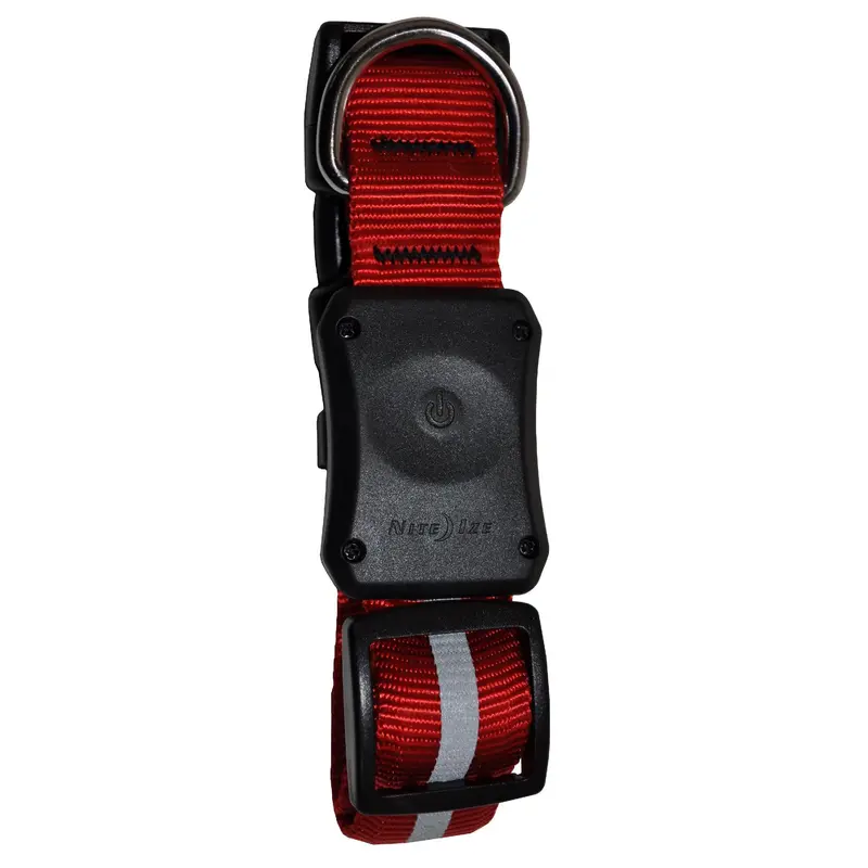 Nite Dawg Led Illuminated Dog Collar – Small, Red Light 1