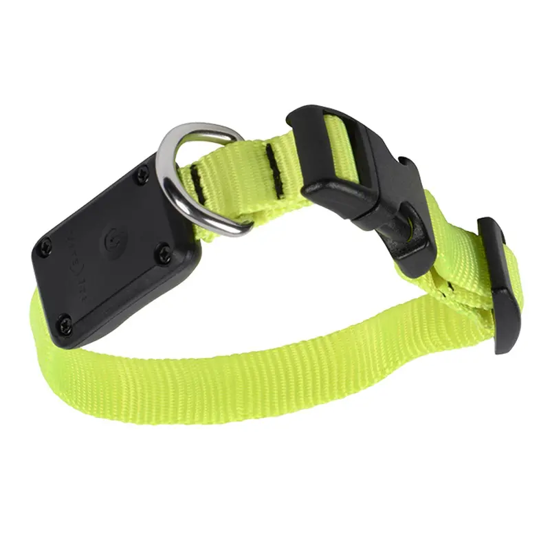 Nite Dawg Led Illuminated Dog Collar – Xs Size, Neon Yellow Glow 1