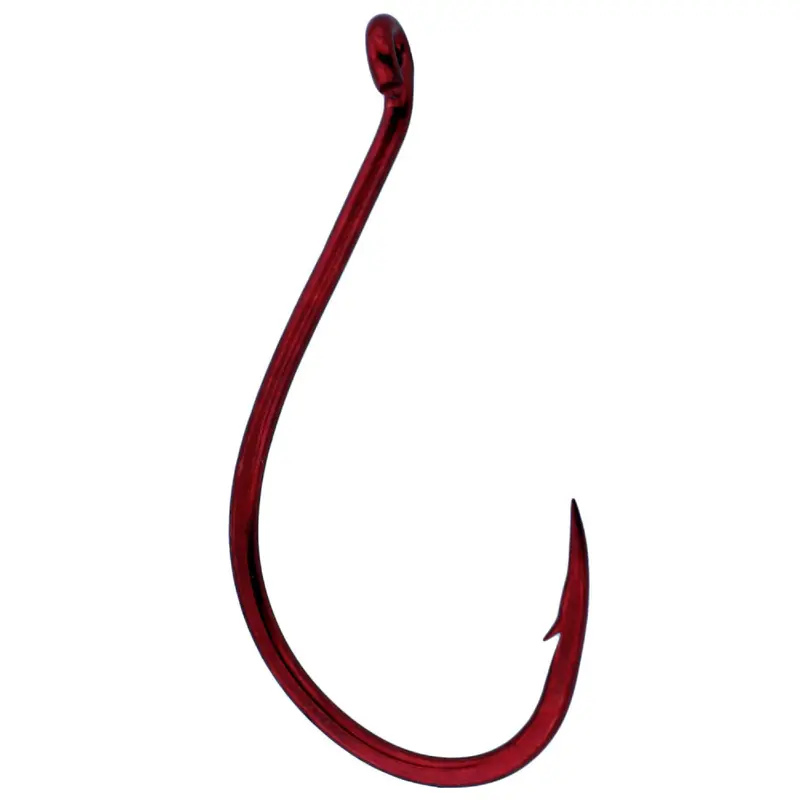 Octopus Light Hook – Size 6, Red Finish, Pack Of 10 1