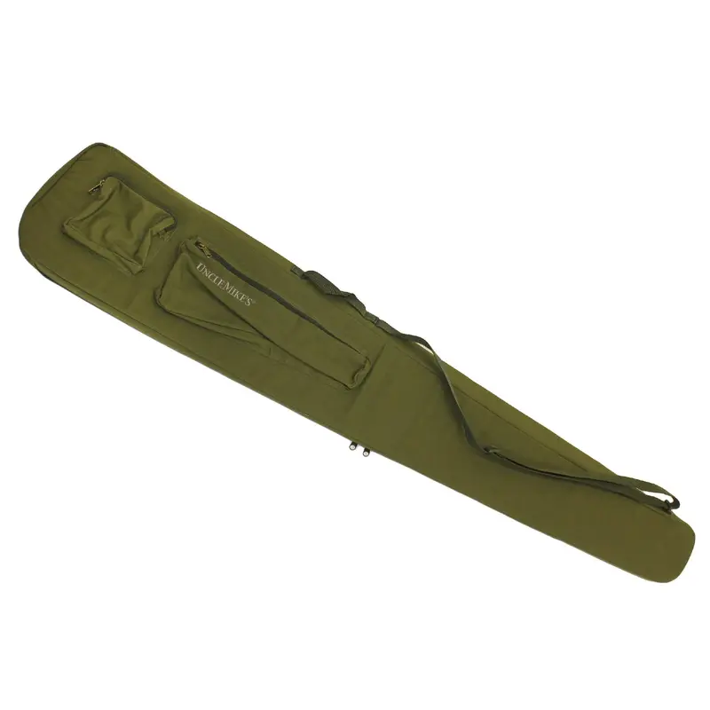 Olive Green Canvas Shotgun Carrying Case 1