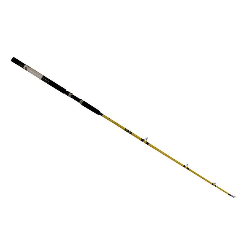 Ozark Snaggin One-Piece Ice Fishing Rod – 6' Heavy Power, Fiberglass Construction 1