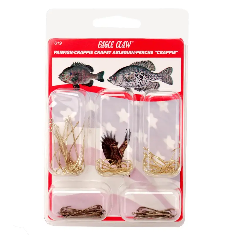 Panfish & Crappie Hook Assortment — Pack Of 80 1