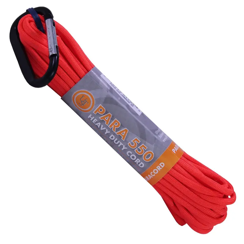 Para 550 Paracord — 30-Foot Orange Hank, 7-Strand Core 1