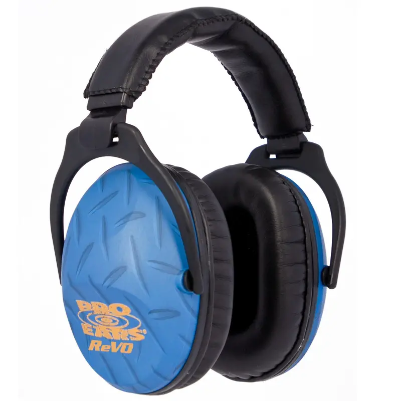 Passive Revo Earplugs – 25Db Nrr, Blue Diamond Plate Finish 1