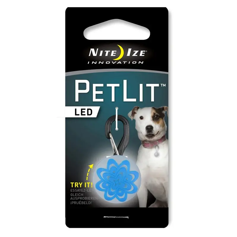 Petlit Led Collar Light – Blue Burst Flash Pattern For Pets 1