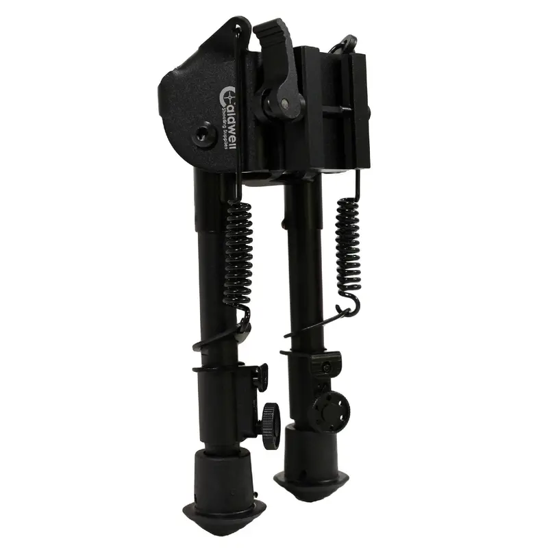 Picatinny Rail-Mounted Bipod – Adjustable 6- To 9-Inch Legs, Fixed Position, Matte Black 1