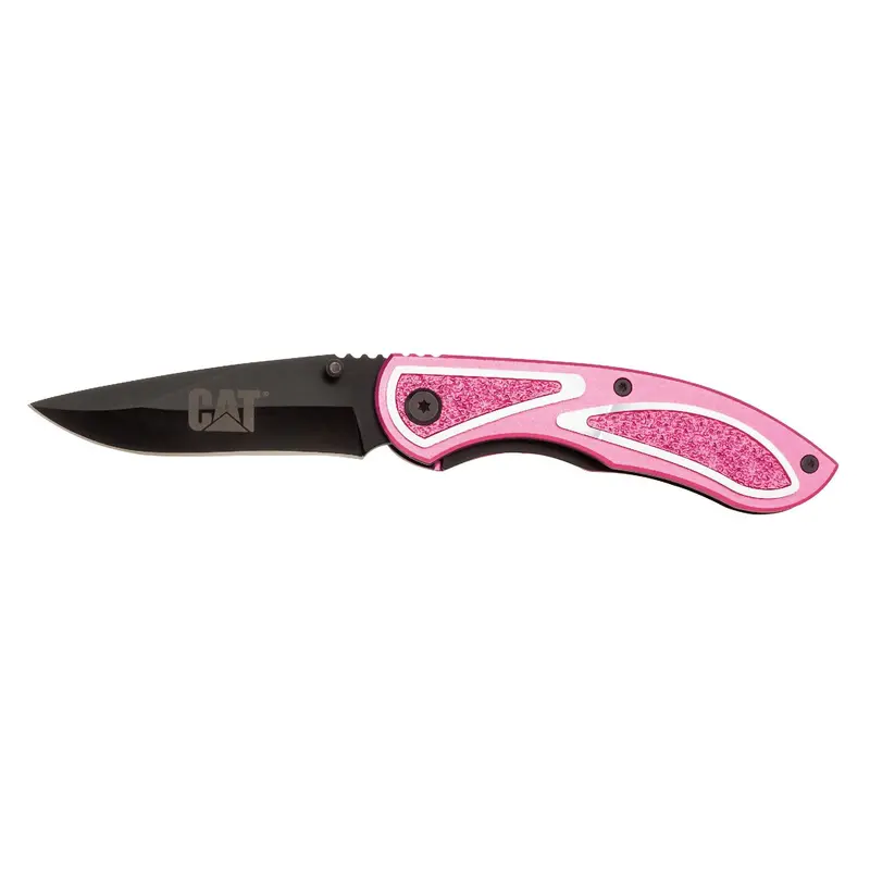 Pink-Anodized Liner Lock Pocket Knife – Compact Everyday Carry 1