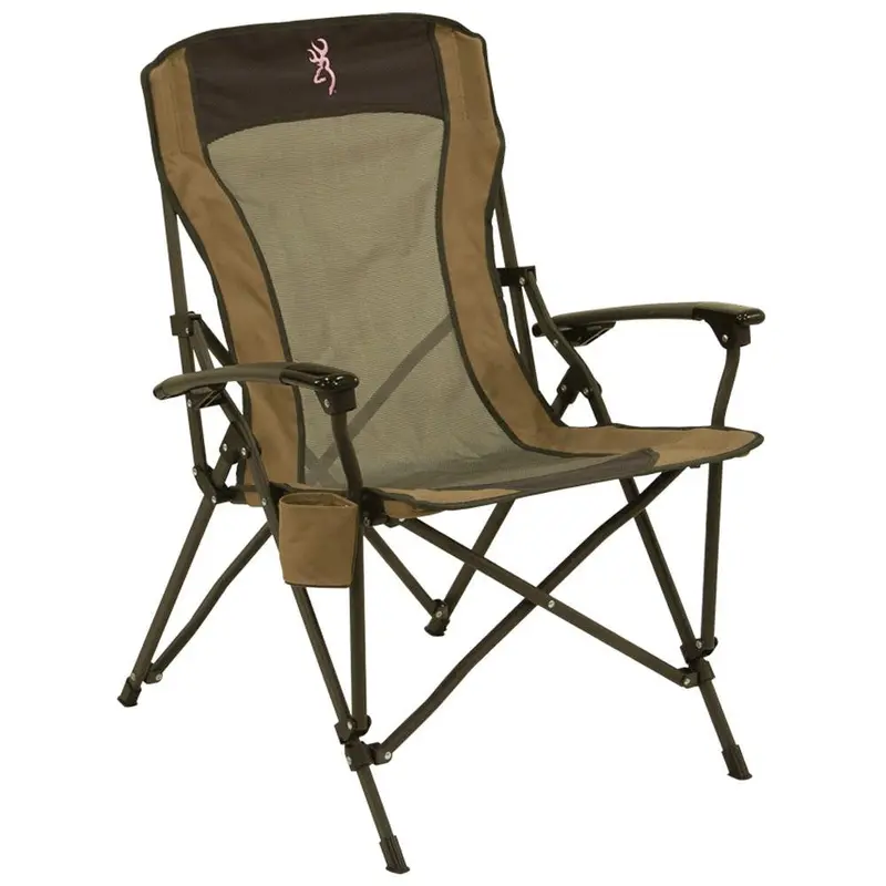 Pink Buckmark Fireside Chair – Compact Outdoor Seating 1