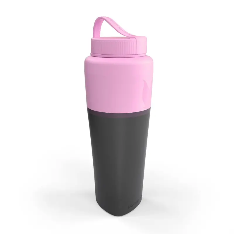 Pink Pack-Up Portable Water Bottle 1