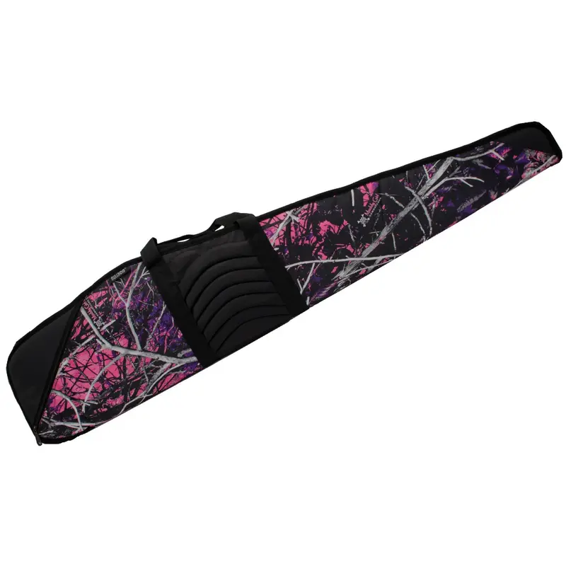 Pinnacle Muddy Girl Camo Rifle Case – 48 Inches, Black Trim & Leather Accents 1