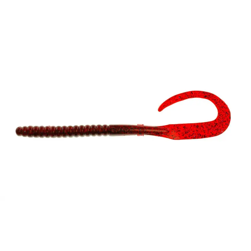 Powerbait 10-Inch Power Worm Soft Lure – Plum Shade, Pack Of 8 1