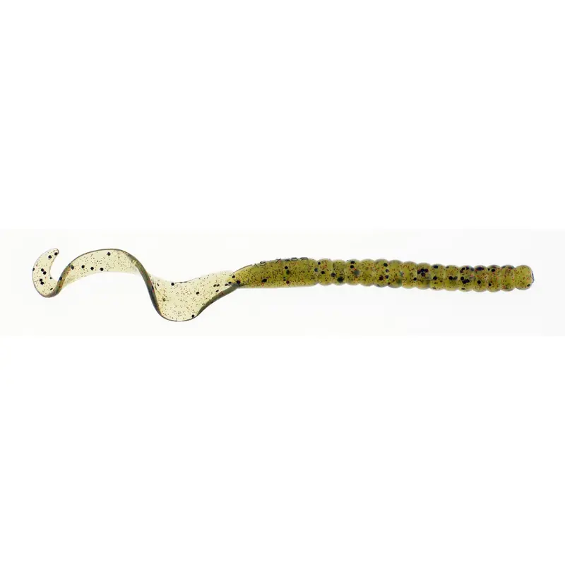 Powerbait 7-Inch Power Worm Soft Lure – Watermelon With Red Glitter, Pack Of 13 1