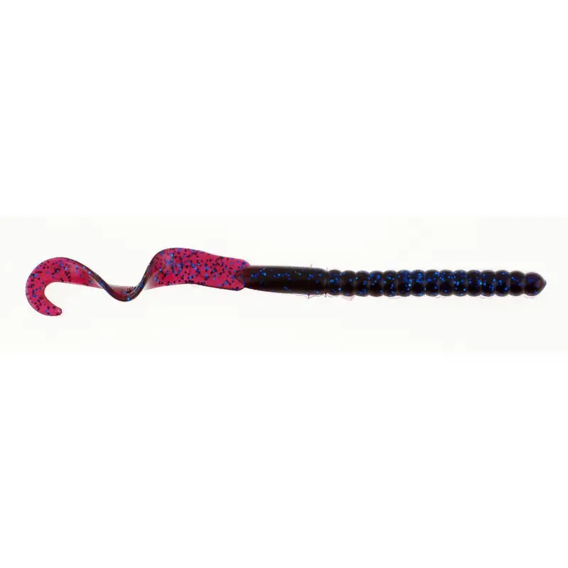 Powerbait Power Worm Soft Lures – 7-Inch Blue Fleck, Pack Of 100 1