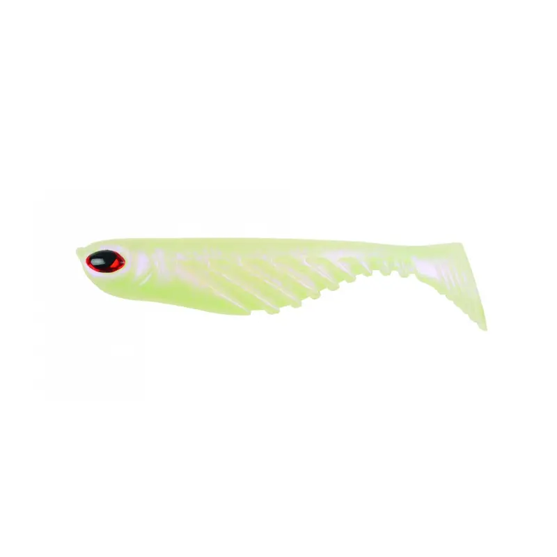 Powerbait Ripple Shad Soft Lure – 3.5" Pearl White Coloration (7-Pack) 1