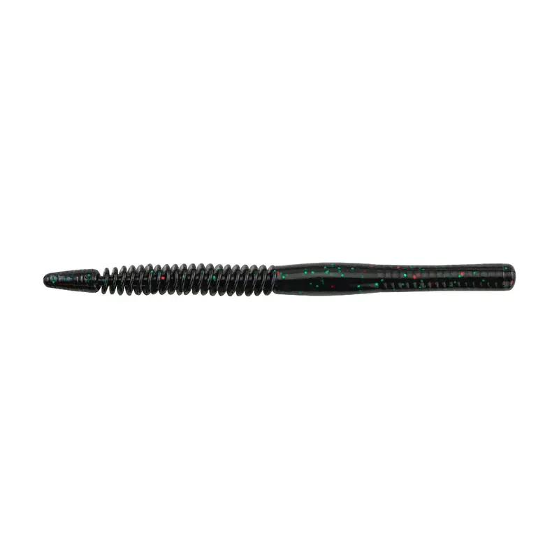 Powerbait Shaky Snake Soft Plastic Bait – 5-Inch Black Emerald, Pack Of 8 1