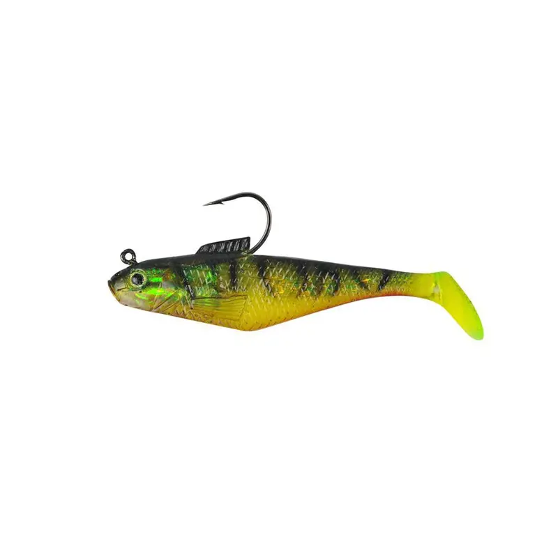 Powerbait Swim Shad 4" Soft Lure – Fire Tiger Finish (3-Pack) 1