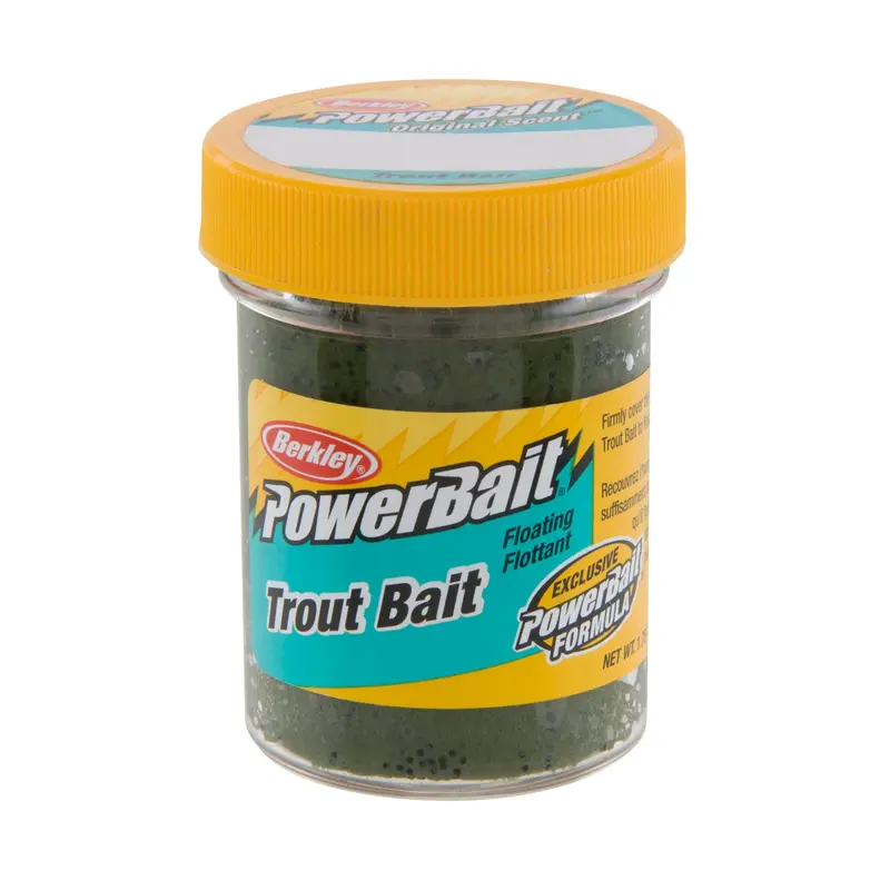 Powerbait Trout Dough Bait – Green Pumpkin Scent & Flavor 1