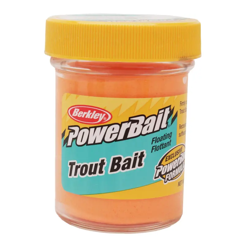 Powerbait Trout Dough – Fluorescent Orange Scented Bait 1
