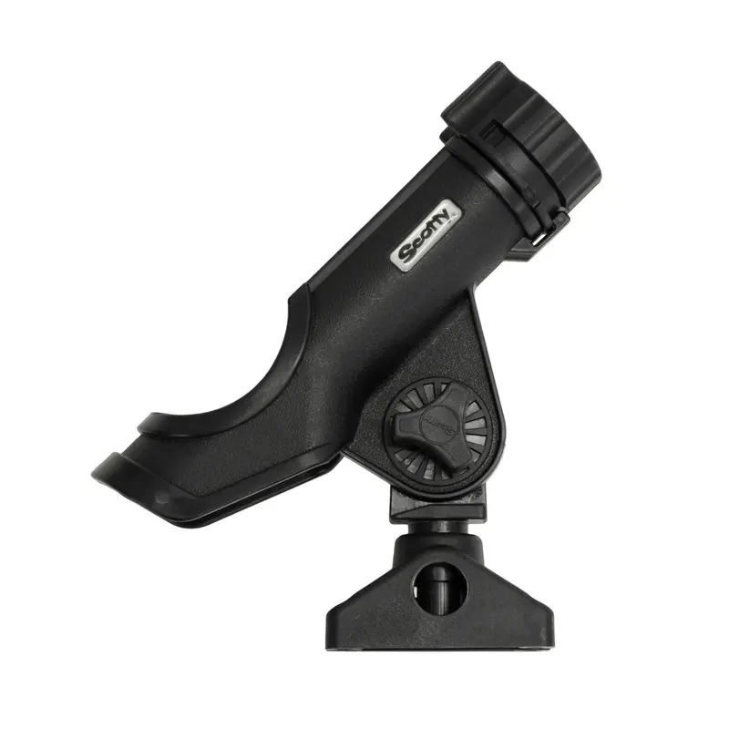 Powerlock Rod Holder – Black, Side-Deck Mount Compatible (Model #0241) 1