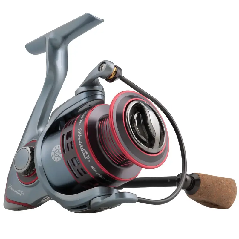 President Xt High-Performance Spinning Reel — 40-Lb Drag, 6.2:1 Gear Ratio, Left-Hand Retrieve 1