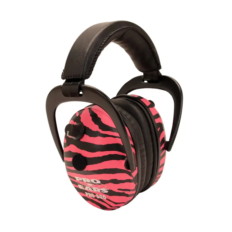 Pro 300 Hearing Protection – 26Db Nrr In Pink Zebra Camo 1