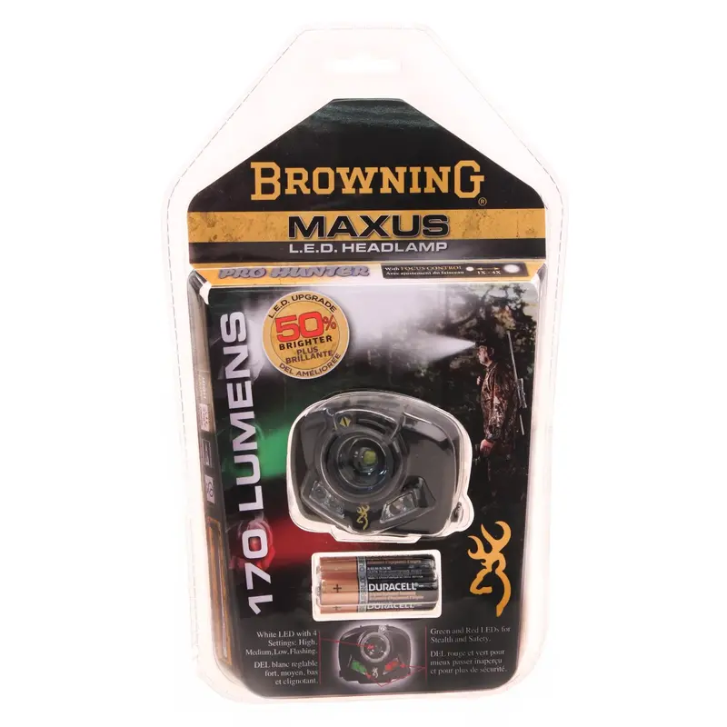 Pro Hunter Led Headlamp – Maxus Series, Black 1