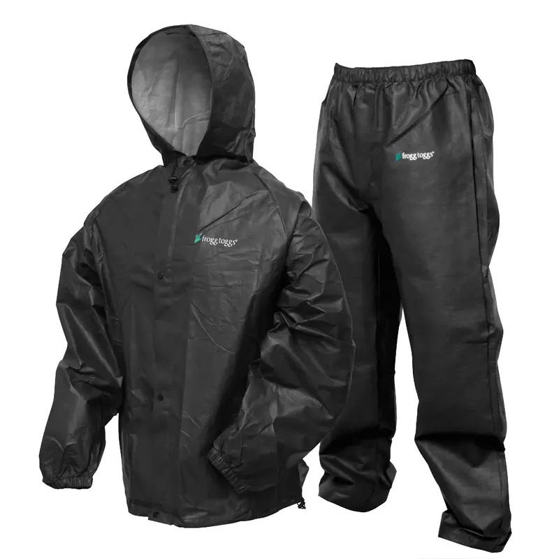 Pro-Lite Carbon Black Rain Suit – Medium/Large 1