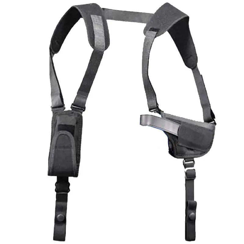 Pro-Pak Horizontal Shoulder Holster – Black Nylon, Fits Size 15 Firearms 1