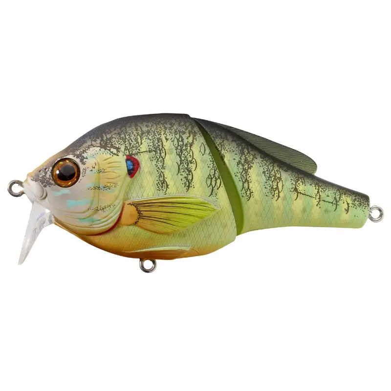 Pumpkinseed Wakebait – Freshwater Topwater Lure (3", #4 Hook, 0–1 Ft Depth, Natural-Matte Finish) 1