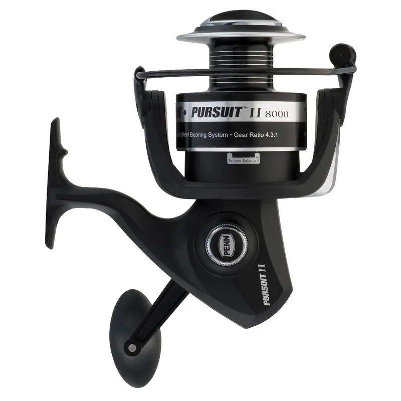 Pursuit Ii Spinning Combo: 8000 Size, 4.3:1 Gear Ratio, 7' Heavy-Power One-Piece Rod For 15–30 Lb Line 1
