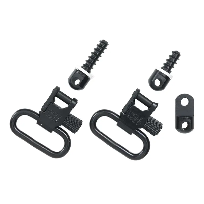 Qd 115 Rug Swivel – 1-Inch Black Ruger-Compatible Quick-Disconnect Adapter 1