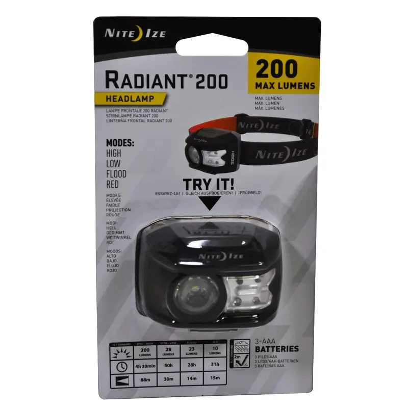 Radiant 200 Led Headlamp – Lightweight Hands-Free Lighting 1