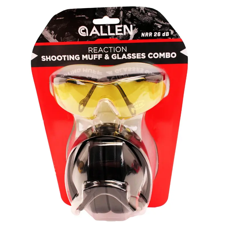 Reaction Shooting Ear Muffs And Safety Glasses Combo 1