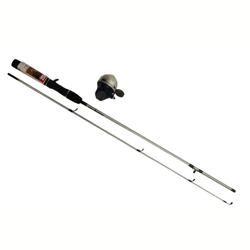 Ready Tackle Spincast Fishing Combo – 5'6" Two-Piece Rod, Medium-Light Power, 2.8:1 Gear Ratio, Right-Hand Retrieve 1