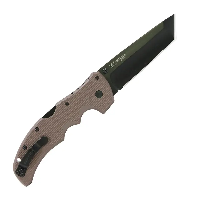 Recon 1 Tanto Knife – Plain Edge, Flat Dark Earth Handle 1