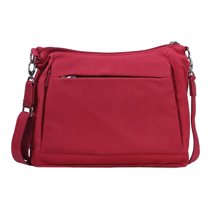 Red Concealed Carry Hobo Handbag – Spacious Design 1