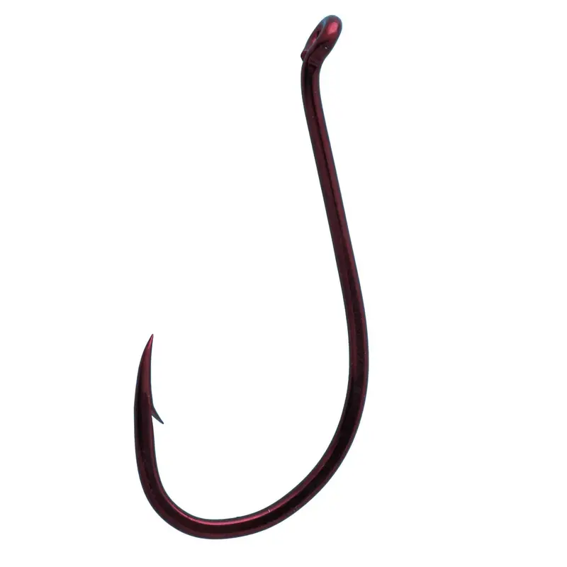 Red Size 12 Octopus Hooks (Pack Of 10) 1