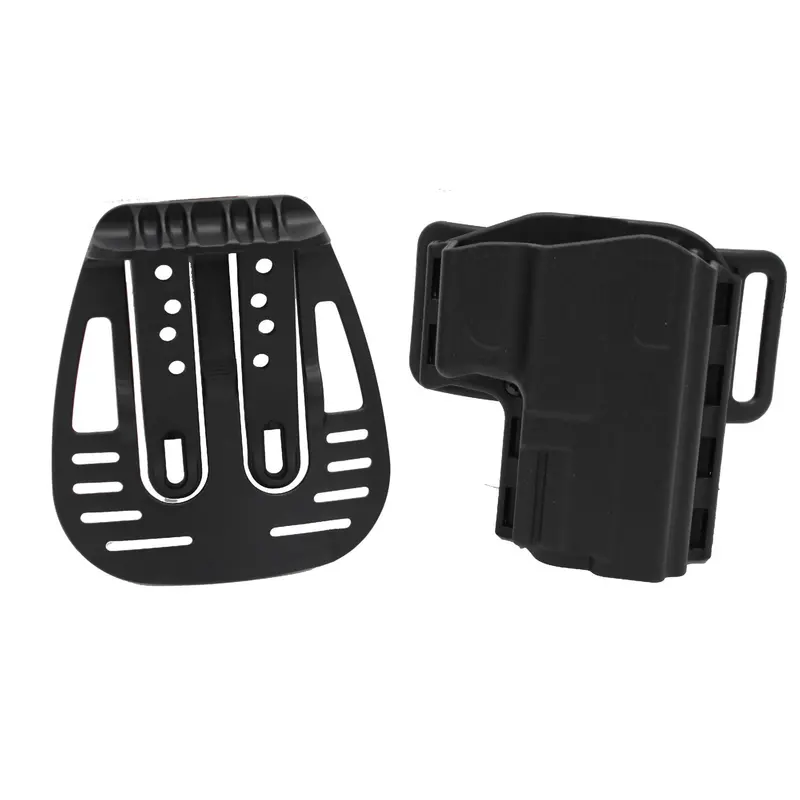Reflex Open-Top Holster – Black Kydex, Right-Hand Draw, Size 27 Fit 1