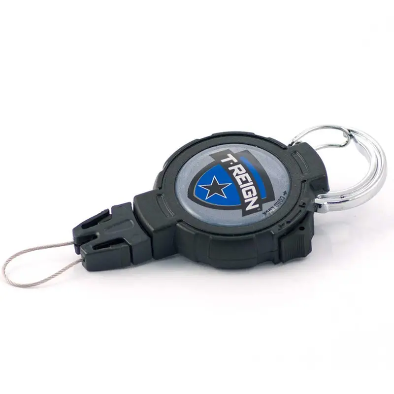 Retractable Gear Tether For Fishing — Large Size, 10–48" Adjustable Length 1