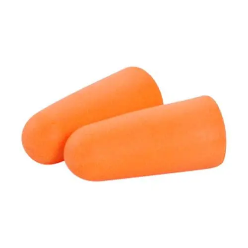 Reusable Hi-Visibility Orange Foam Ear Plugs – Convenient Storage Bag, Pack Of 25 1