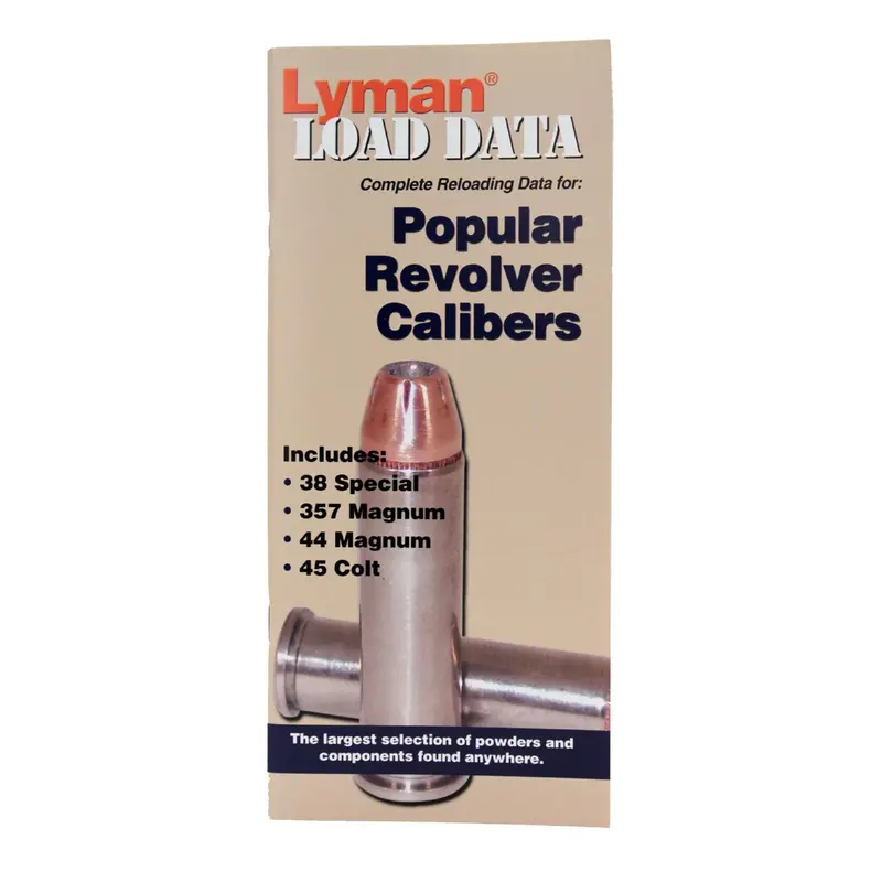 Revolver Load Data Reference Book – Handloading Guide 1