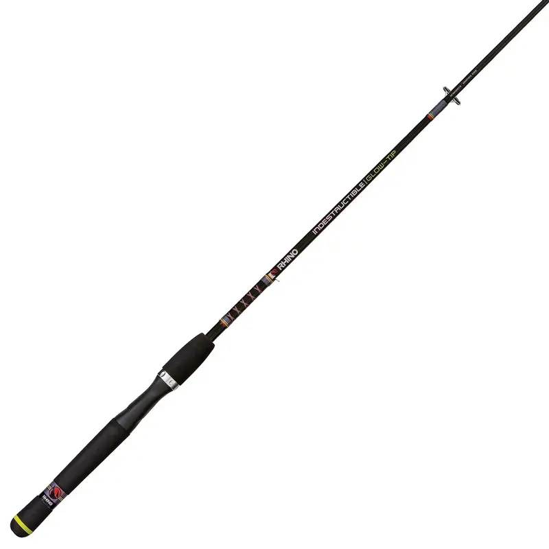 Rhino Indestructible 6' One-Piece Spinning Rod – Medium Power, High-Impact Graphite Construction 1