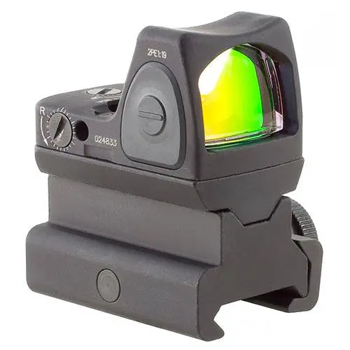 Rmr Type 2 Adjustable Red Dot Sight – 1.0 Moa Reticle With Rm34 Picatinny Mount, Black 1