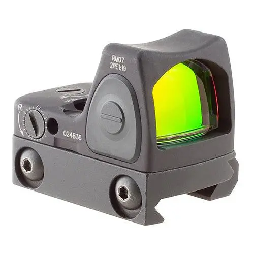 Rmr Type 2 Adjustable Red Dot Sight – 6.5 Moa Reticle With Rm33 Picatinny Mount, Black 1